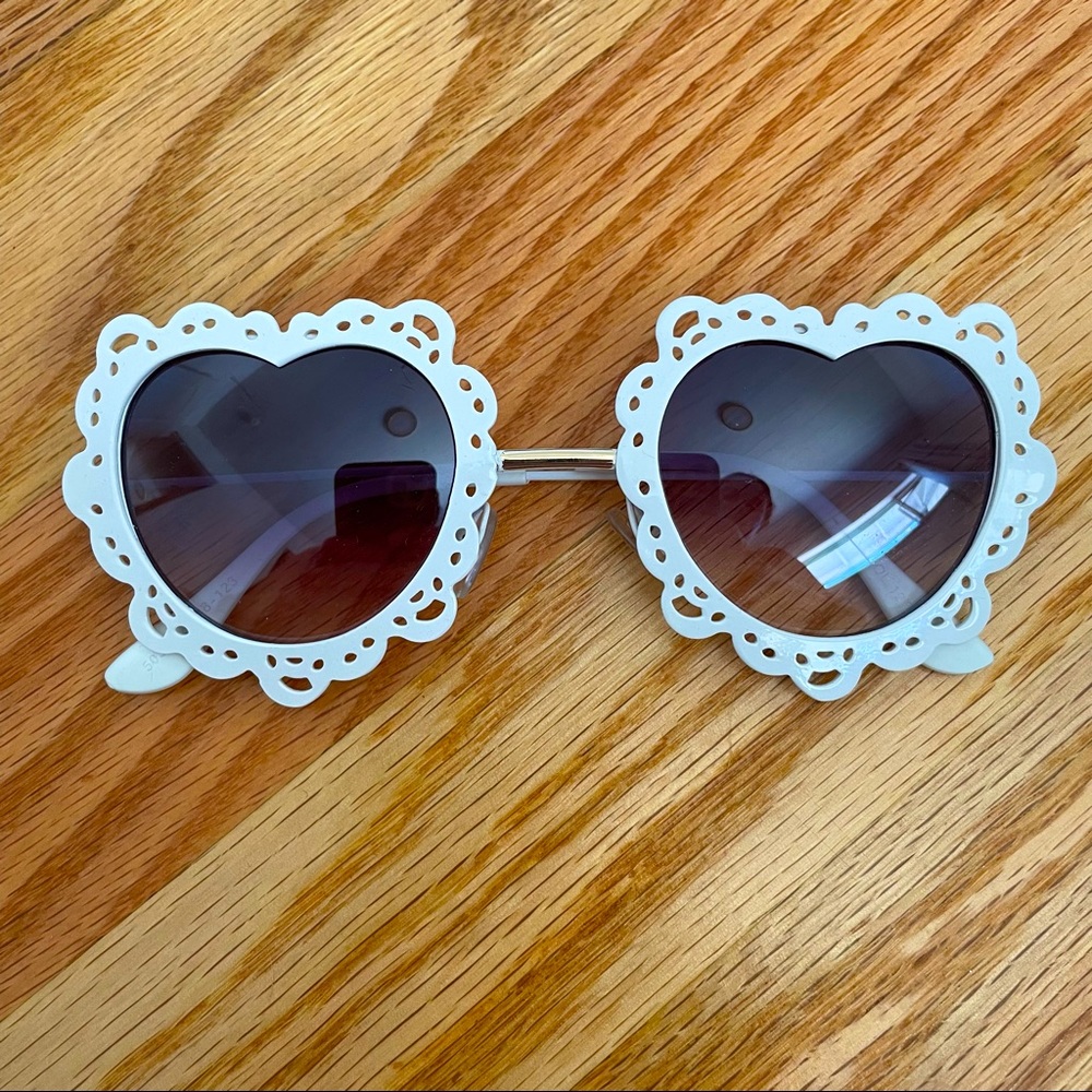 Metal Heart Shaped Sunglasses